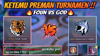 Full GOD VS Preman Turnamen🥶