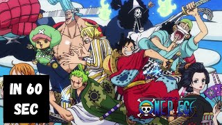 Wano Kuni Part 1 in 60 seconds - One Piece 😂