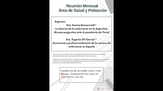 Reunión Mensual Área de Salud y Población