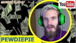 How much does PEWDIEPIE make on YouTube 2018