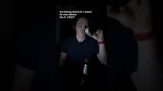 Not drinking for 1 second for every subscriber. Day 0, 0 subs. #savetom #1subscribe #1second #sober