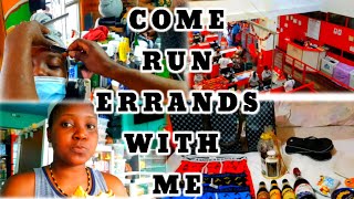 COME RUN ERRANDS WITH ME IN JAMAICA|EYEBROW SHAVING|BIRTHDAY PRESENT SHOPPING|GIFT WRAPPING