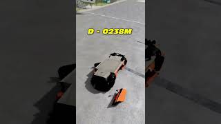 How far can Koenigsegg One jump Beamng #shorts