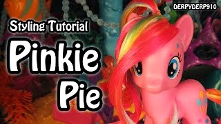 My Little Pony: Pinkie Pie Neon Beach Party Hair Styling Tutorial MLP