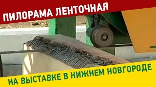 Пилорама Тайга  на выставке в г. Нижний Новгород