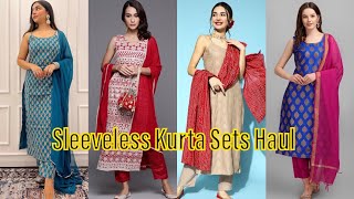 Affordable Sleeveless Kurta Sets for Every Occasion💞