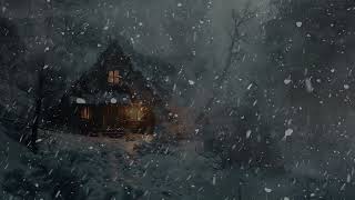 Winter Dreamscape: Peaceful Blizzard Ambiance for Deep Sleep | Whispering Snow #whitenoise