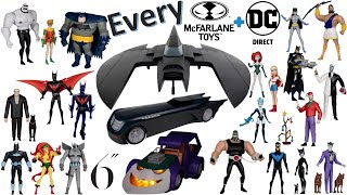 Every DC Direct McFarlane Toys 6" Batman the Animated Series Action Figure Comparison List