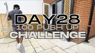 100 PUSH UP CHALLENGE | DAY 28  - 1 WEEK LEFT!! | 240823