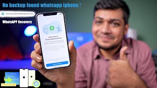 No backup found whatsapp iphone？| Ultdata WhatsAPP Recovery