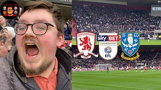 PENALTY MISS / GREAT AWAY FANS / 6 UNBEATEN!!!! MIDDLESBROUGH VS SHEFFIELD WEDNESDAY MATCHDAY VLOG