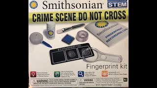 Smithsonian Crime Scene Fingerprint Kit