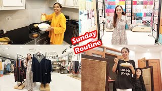 Sunday Routine | Ghar Walon Ke Liye Breakfast Bnaya | Window Shopping Karne Gyi ? |AyeshaLifeStyle