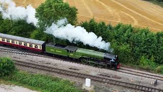 Months of practice and it all boils down to this! Ft. LNER No.60163 'Tornado' at G.C.R