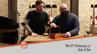 What happens when you let Warm Employees unbox a WA-47F microphone?