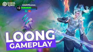 AOYIN (LOONG) GAMEPLAY COMPLETA no Servidor Chinês do Honor of Kings