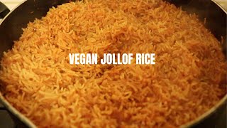 The Ultimate Vegan Jollof Rice Recipe | Flavourful & Satisfying"