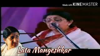 Dilbar dil se pyare live by Lata Mangeshkar WhatsApp status.