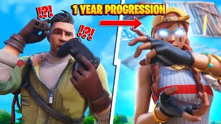 My 1 Year Fortnite Progression!