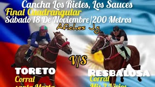 Carreras A La Chilena Cancha Los Rieles Los Sauces 18/11/2023