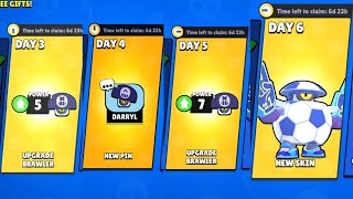 Daily Free Gifts - Collecting Free Gifts On My Second supercell ID - Brawl Stars Season 18