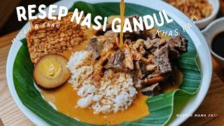 Resep Nasi Gandul Khas Pati | Kuliner Legendaris dari Pati yang wajib kalian coba