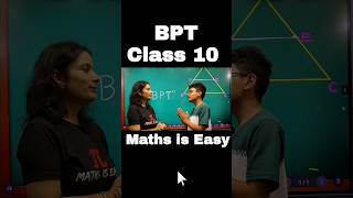 BPT Theorem Class 10 🔥| Basic Proportionality Theorem| Thales Theorem #ytshorts #reels #shorts #fun