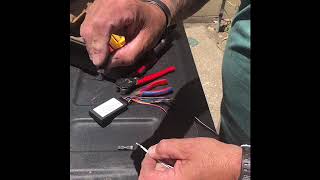 Cal Amp harness prep for a 3 wire install for GPS and or dash cam