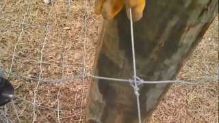 Stripping Knots on a High Tensile Fixed Knot Fence