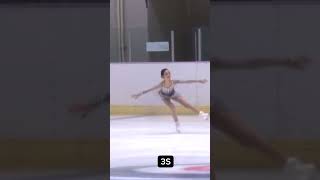 Jia Shin (KOR) 2023/2024 season free skate jumps #figureskating