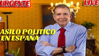 URGENTE. PRESIDENTE ELECTO DE VENEZUELA EDMUNDO GONZALEZ URRUTIA PIDE ASILO POLITICO A ESPAÑA.