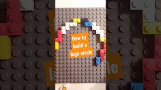 How to build a lego circle #ideashq #shorts #lego #circle