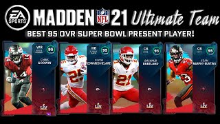 Best Free Super Bowl Present 95 OVR Player! House Rules or Tier 10 First Down Reward!