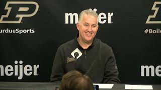 Matt Painter after Purdue's win over Indiana (Feb. 10, 2024)