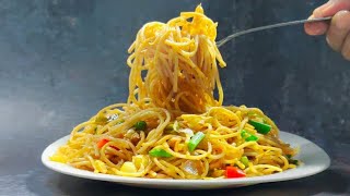 Butter Garlic Noodles | Easy And Spicy Garlic Noodles | Chowmein Recipe | FoodnSnacks |