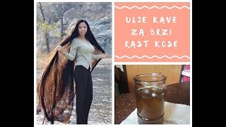 KOSA ĆE RASTI KAO LUDA / Kavino ulje za kosu/ DIY