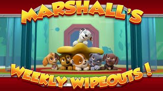 Marshall's Weekly Wipeouts! (Season 4 - Pups Save a Sleepover)