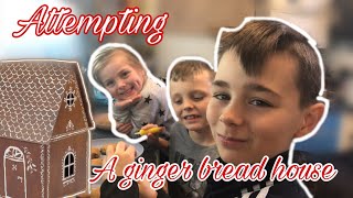 Attempting A Gingerbread House & Baby’s First Word! VLOGMAS DAY 7