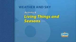 Weather and Sky - Activity 8: Living Things and Seasons