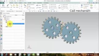 simple gear mechanism nx motion simulation tutorials