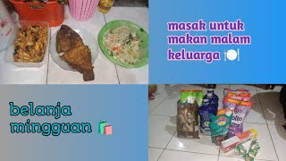 KEGIATAN IBU RUMAH TANGGA | UNBOXING BELANJAAN DAN MASAK 😊