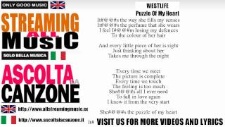 Westlife - Puzzle Of My Heart (Lyrics / Testo)