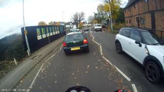 Honda cbf125 ride and  weird traffic lights