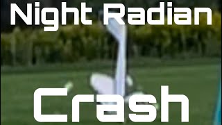 E-flite Night Radian Brutal Crash, Catastrophic Failure