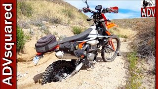 Trapped Up to the Axle then Crash a Minute Later - NOT a Good Day   ✧Dual Sport Ride✧