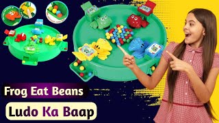 Frog Eat Beans, Frog jumping and eating beans, Ludo Ka Baap vala game, Best game for ever #toys