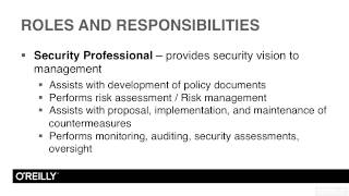 CISSP Certification Training: Domain 1 Tutorial | Roles And Responsibilities