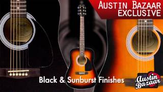 Fender FA-100 Acoustic Guitar - Sunburst & Black Ltd. Edition