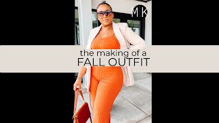 The making of a Fall Outfit #Shorts #FallOutfitIdeas #FallLooks #FallOutfit #FallStyle