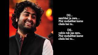 Arijit Singh : Soulful Performance Mirchi Music Awards | With Lyrics | 2018